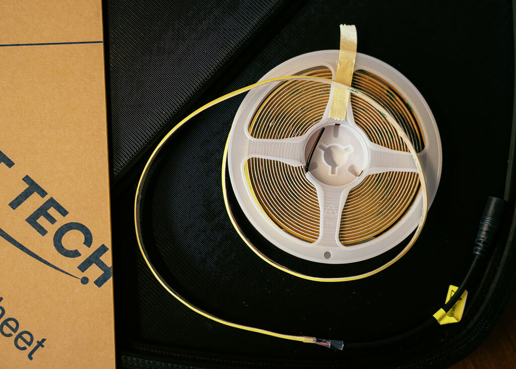 Image of a spool of LED lights